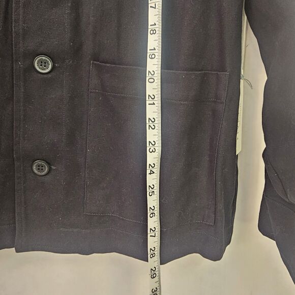 NWT Five Four Los Angeles Black Contemporary Button Jacket Sz Medium Modern R345 - Picture 3 of 8
